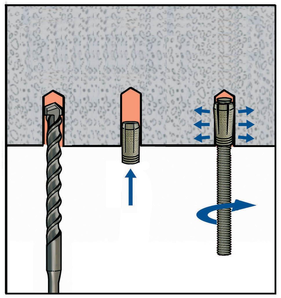 Cheville Laiton ING Fixations Fixations professionnelles pour